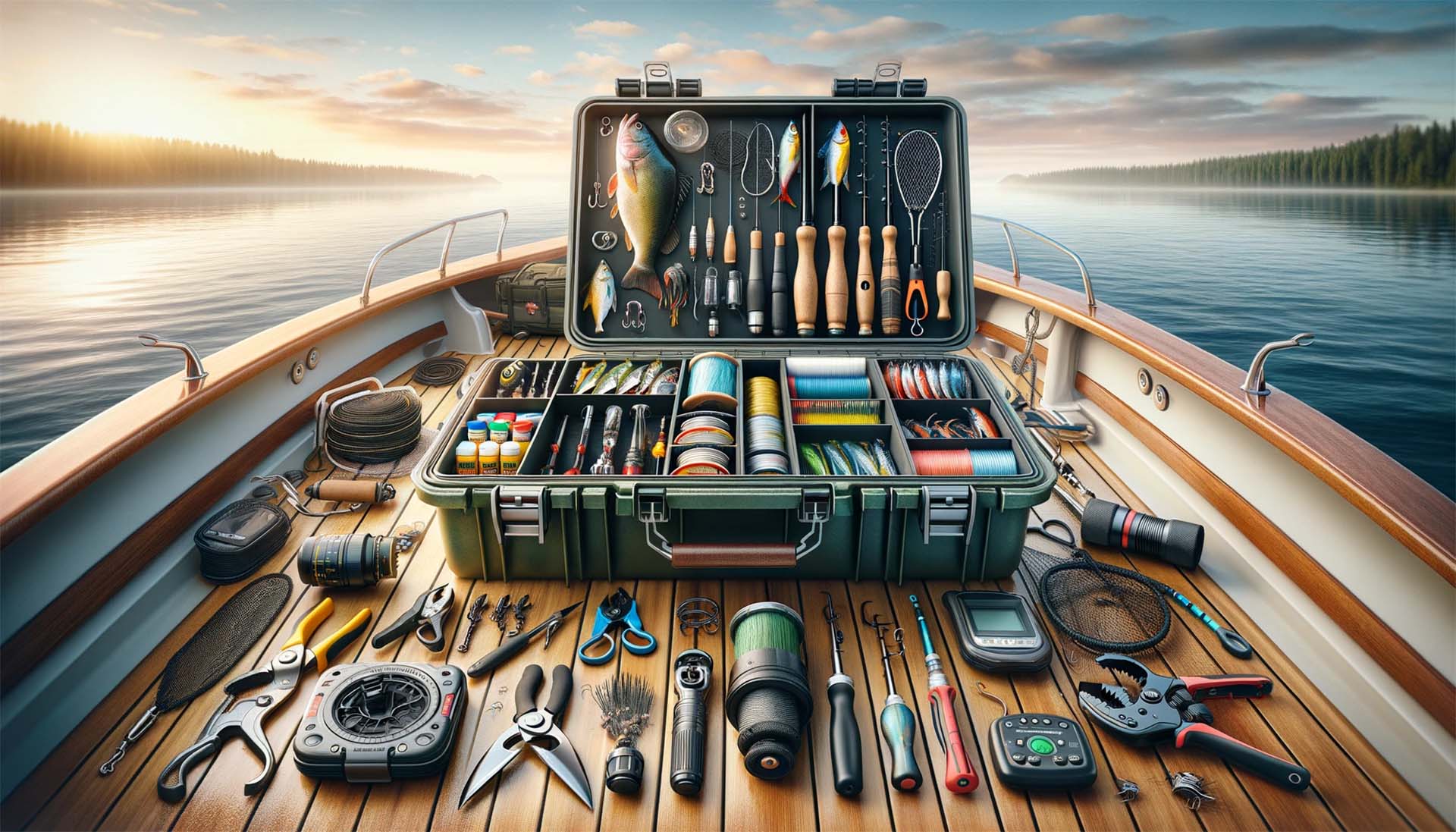 Fishing tool kits 